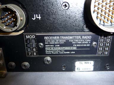 Receiver Transmitter HF 822-0102-001